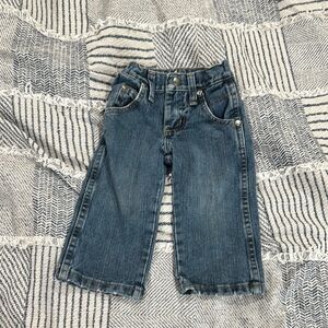 Wrangler Retro Relaxed Straight Kids Blue Denim Jeans